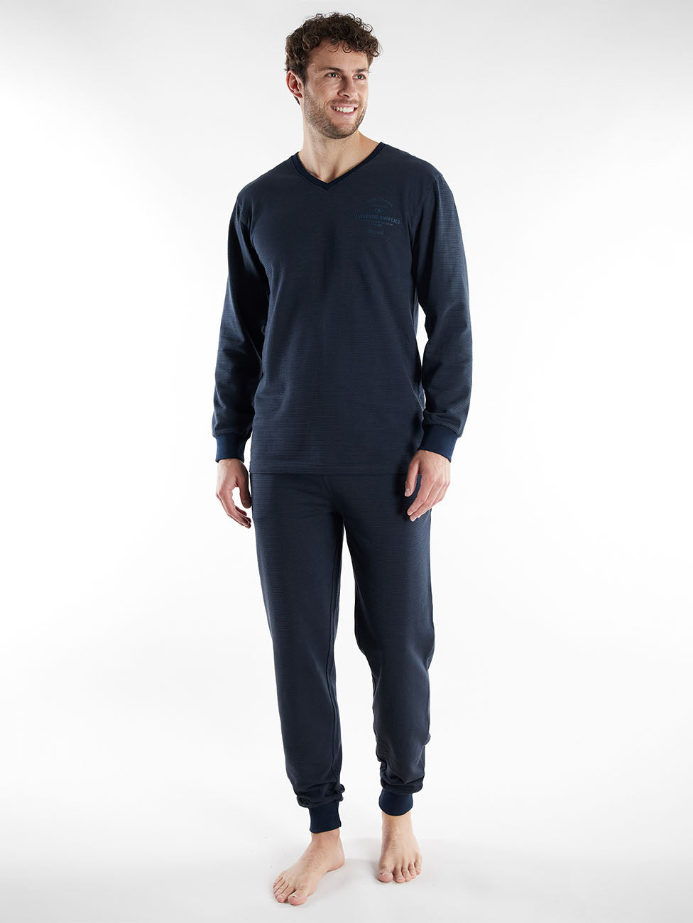 Tom Tailor Dark Blue Plain Men's Pyjama