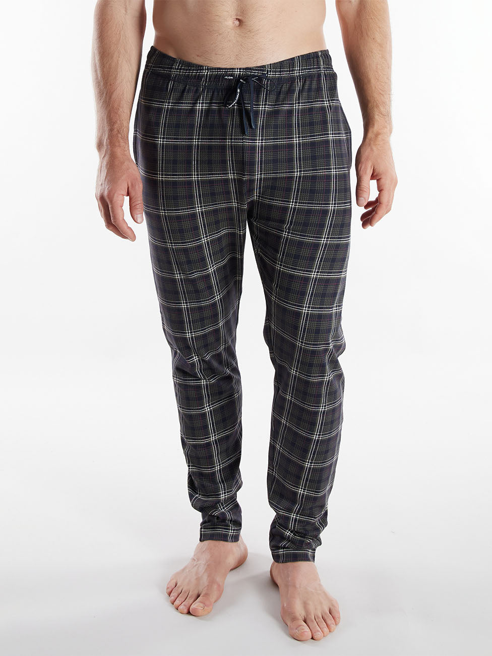 Tom Tailor Navy Checkered Pants