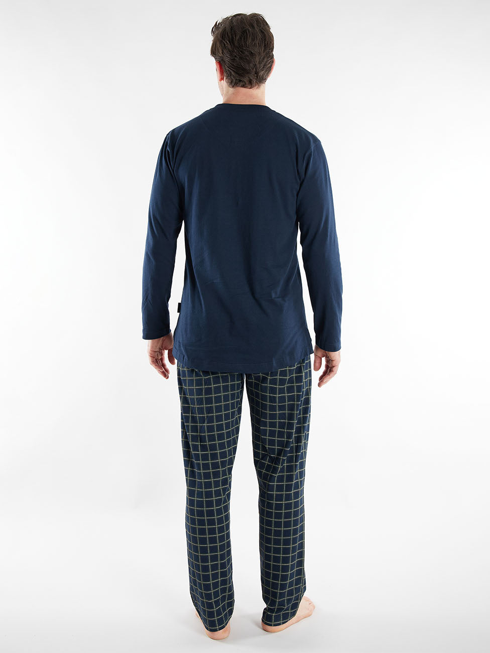 CECEBA Dark Blue Checkered Pyjama