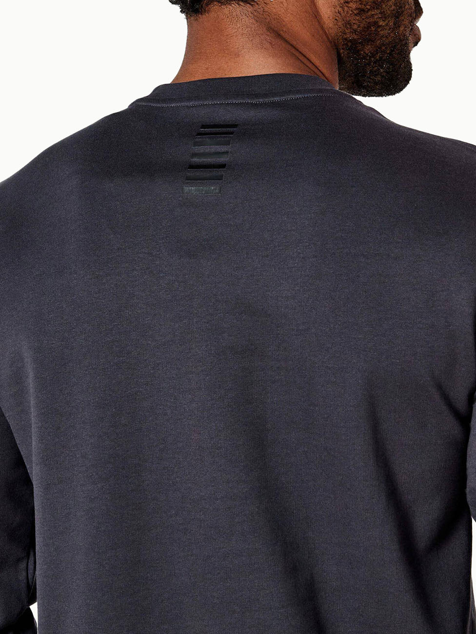 EA7 Grey Core Identity Crew-neck Sweatshirt