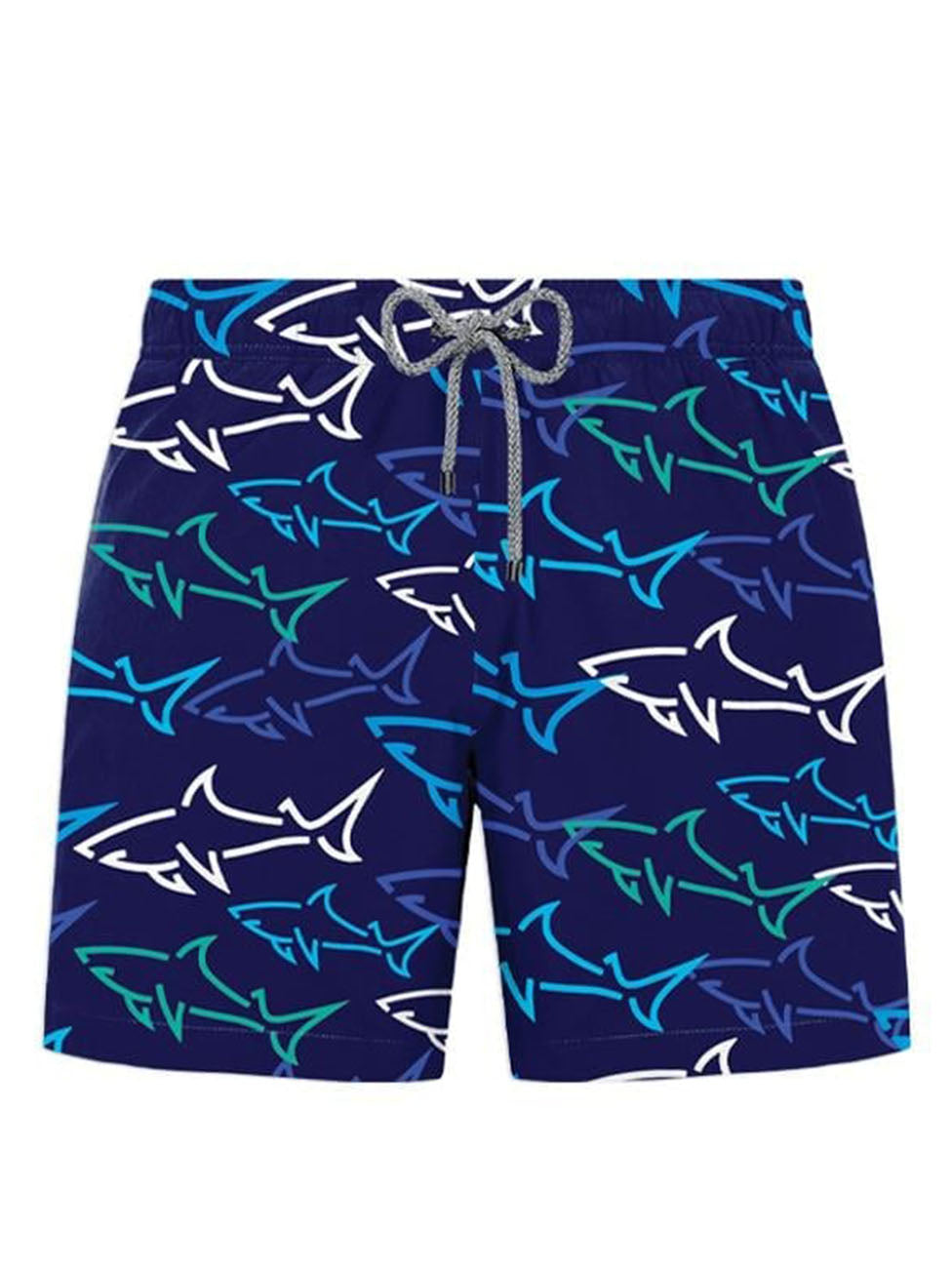 John Frank Gts All Over Printed Swim Shorts - Great Shark