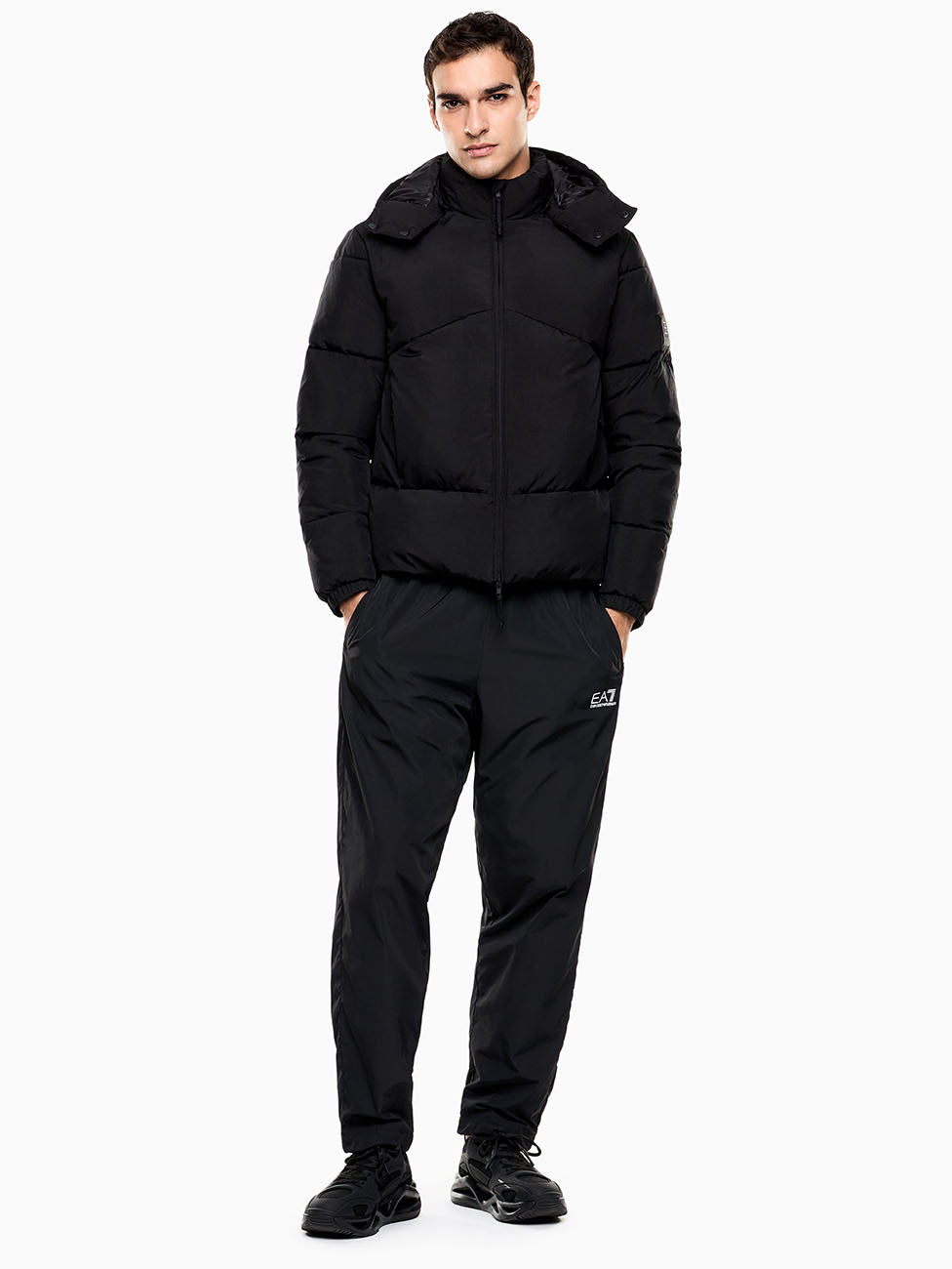 EA7 Iridescent Nylon Padded Jacket