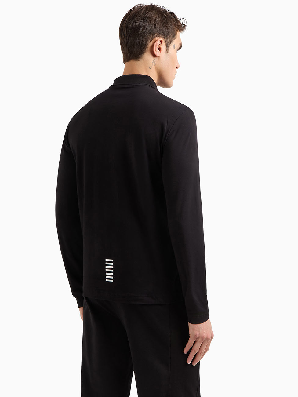 EA7 Core Identity Long-sleeved Polo Shirt
