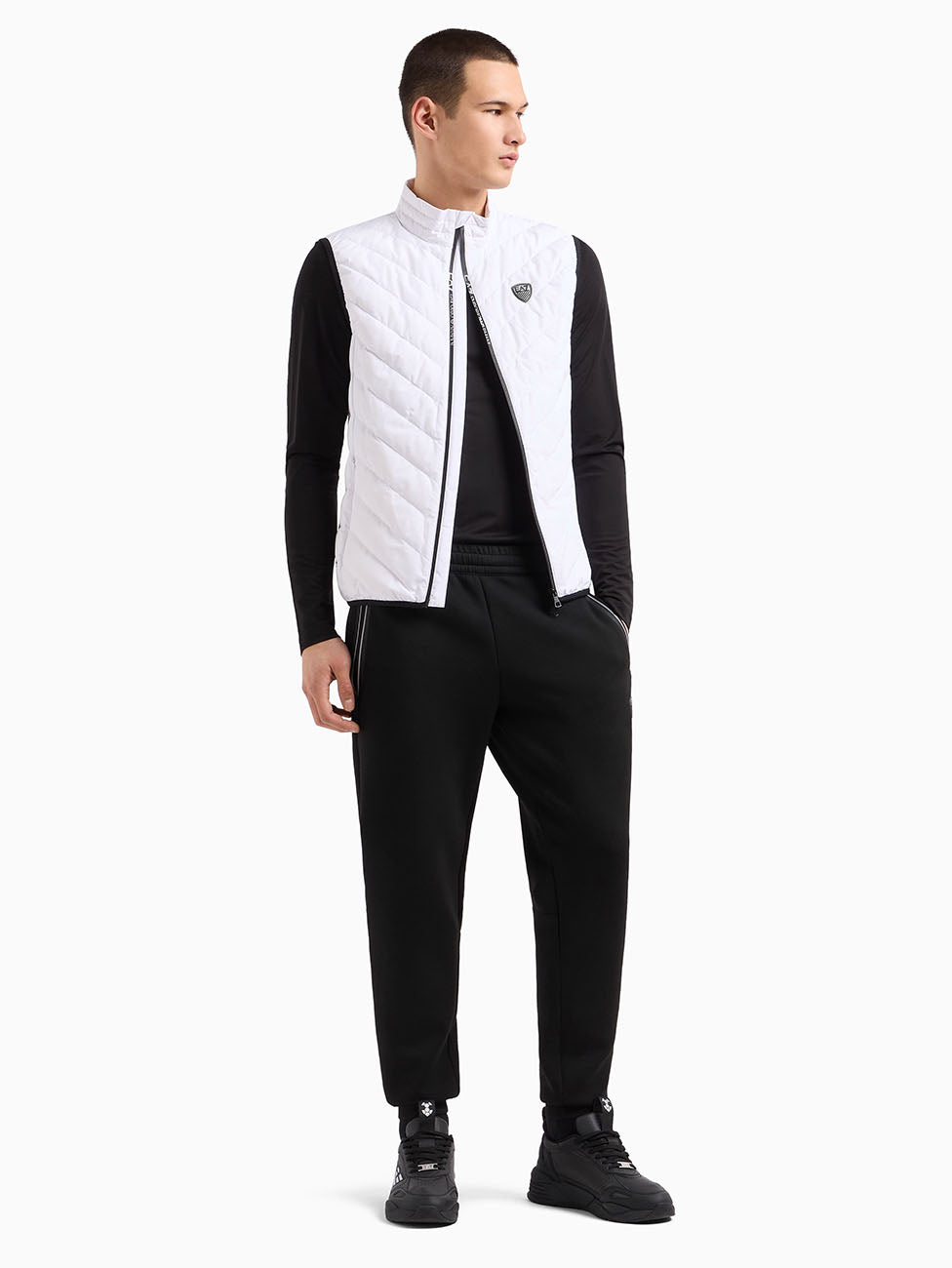 EA7 Black Long-Sleeved T-shirt