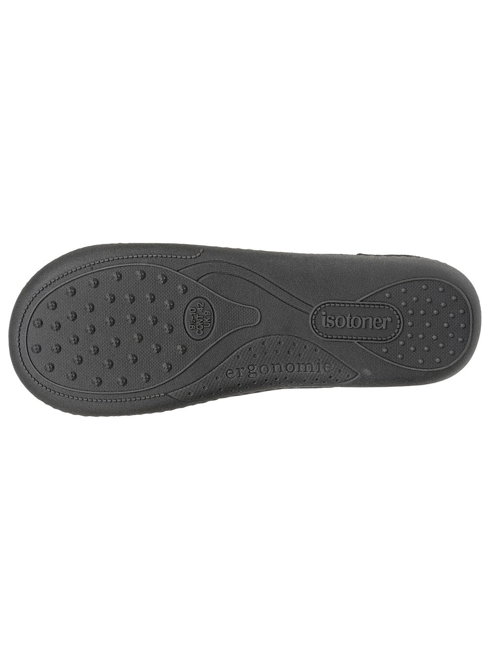 Isotoner Men's Diamond Gray Slippers