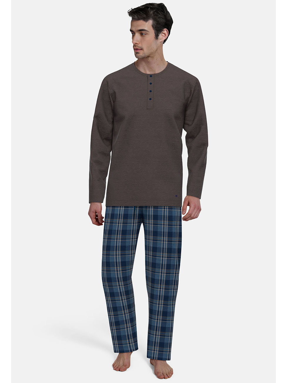 Tom Tailor Medium Brown Long Sleeve Shirt