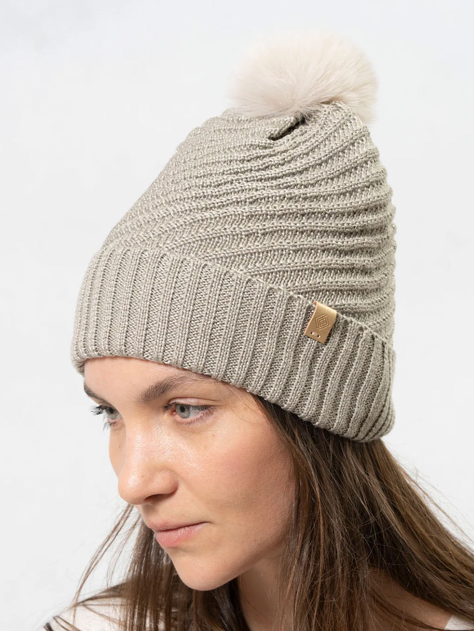 Isotoner Bronze Women's Knitted Beanie
