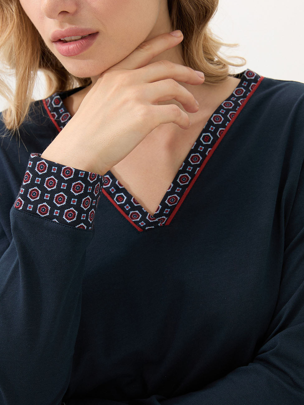 Blackspade Navy Ladies Pyjama