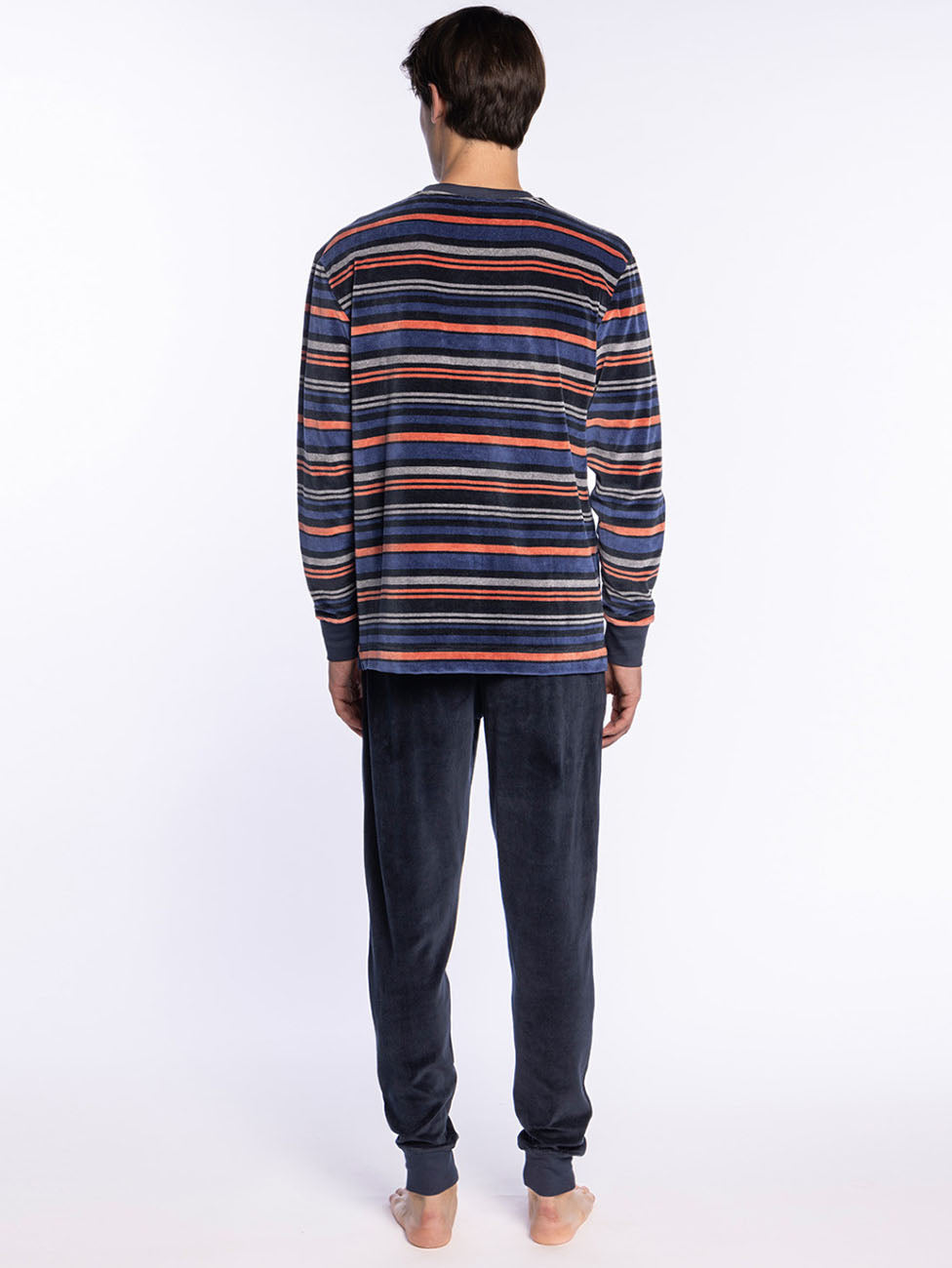 Punto Blanco Sophisticated Long Velvet Cuffed Pyjama