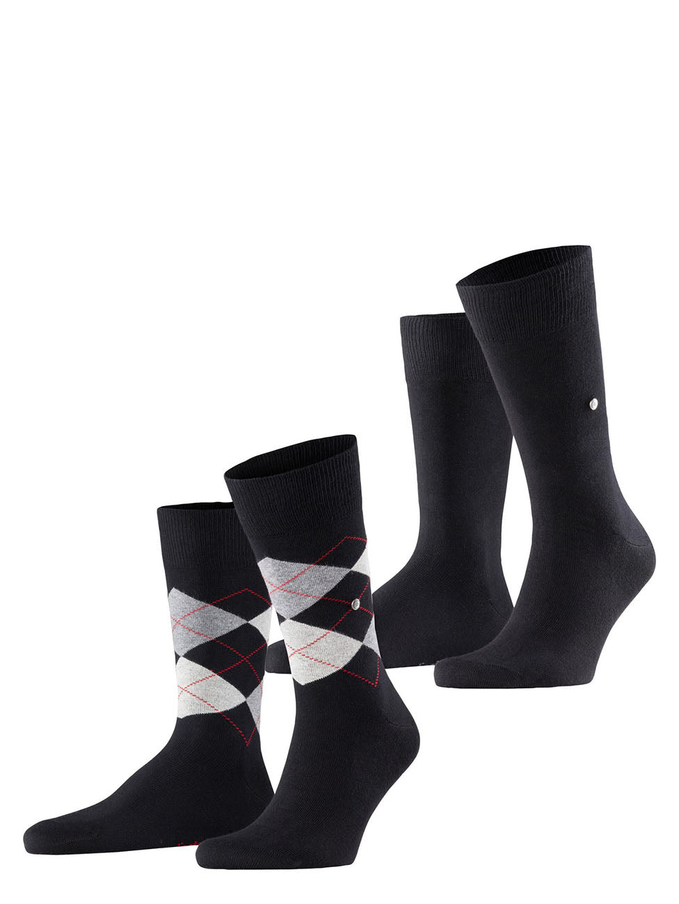 Burlington Everyday Argyle Mix Men Socks (Pack of 2)