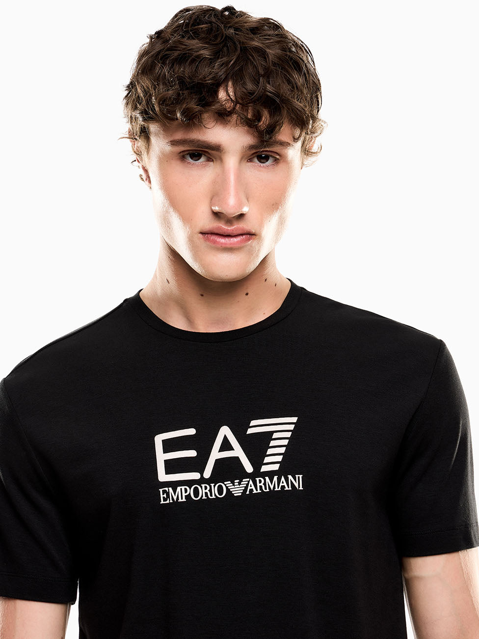 EA7 Gold Label Viscose-Blend T-shirt