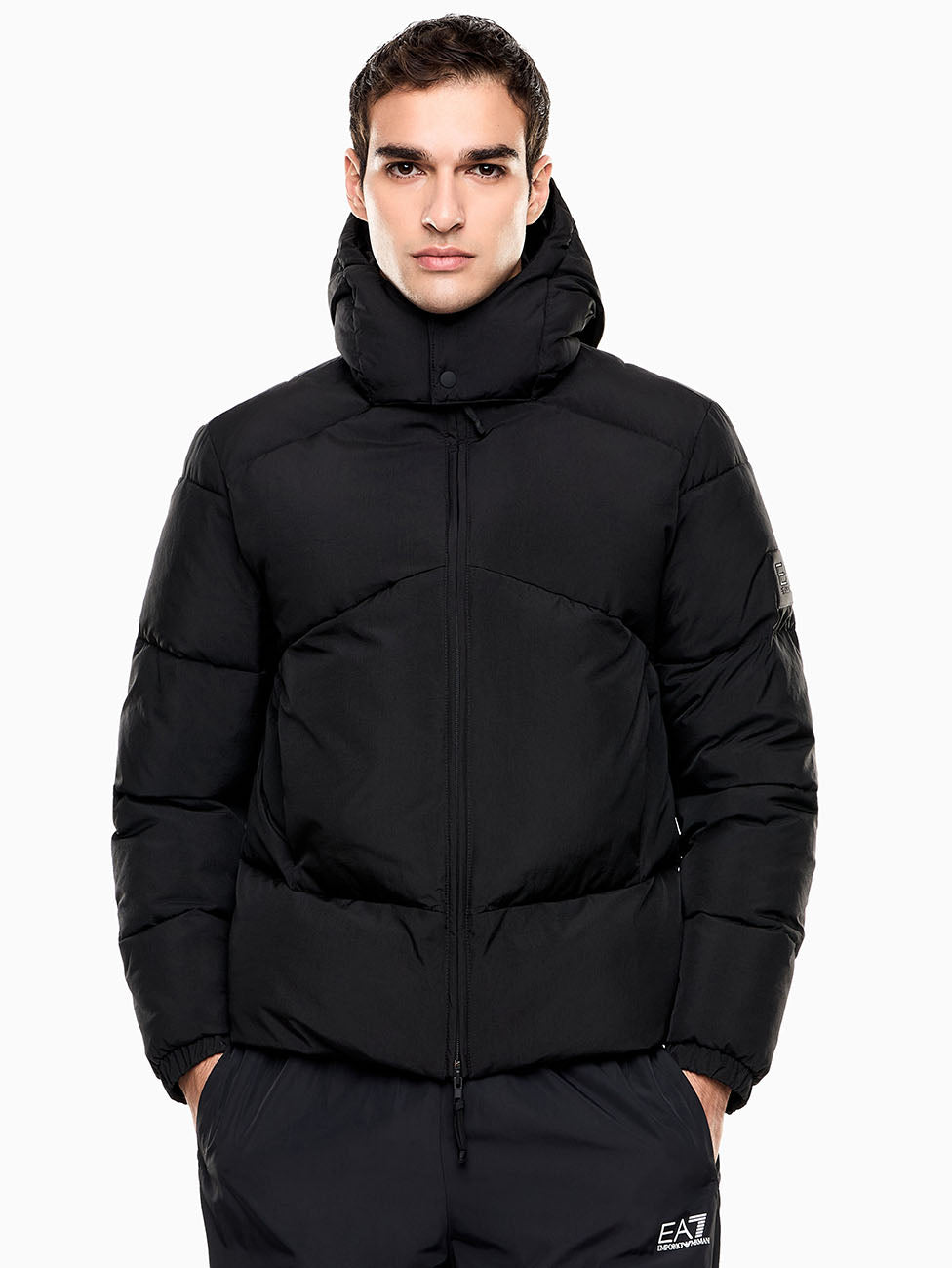 EA7 Iridescent Nylon Padded Jacket