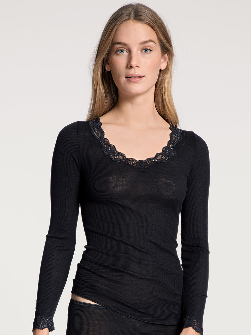 Calida Richesse Lace Long-sleeve Women Top