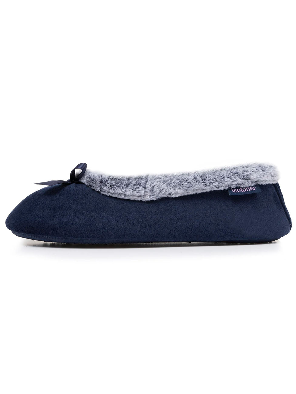 Isotoner Navy Women's Ballerina