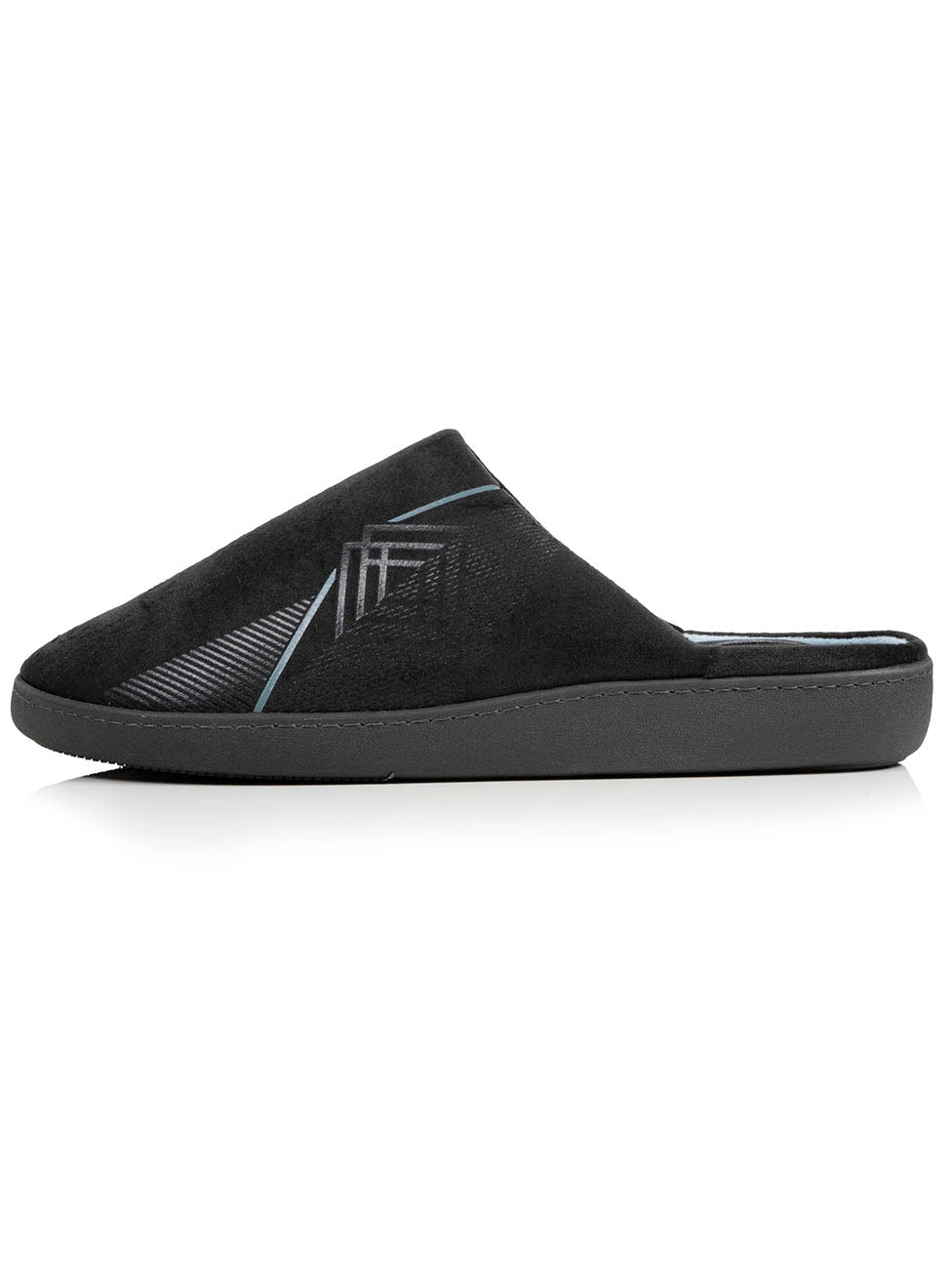 Isotoner Men's Diamond Gray Slippers