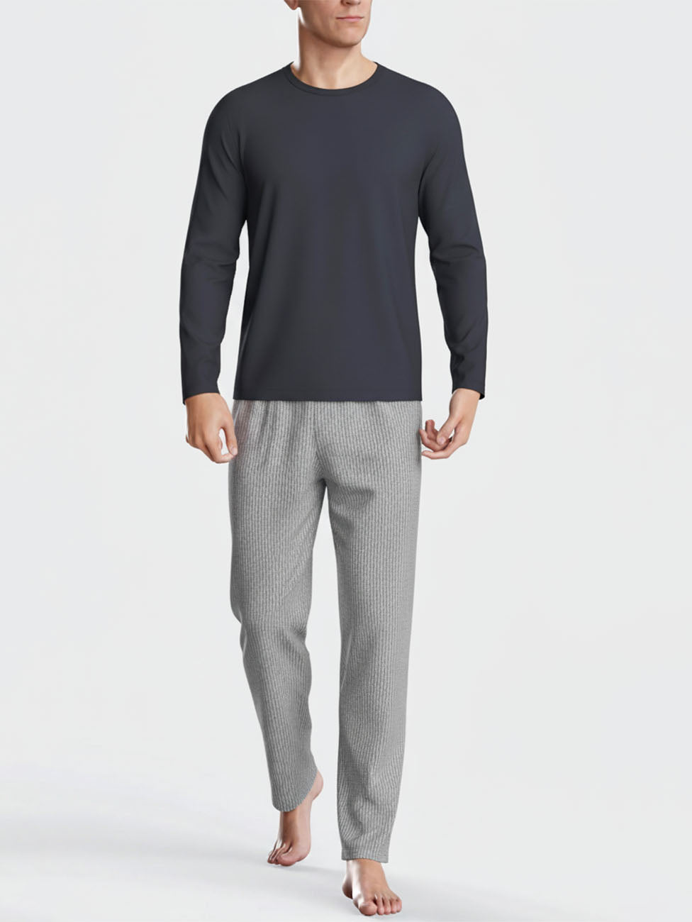Impetus Navy Men's Cotton Pyjama