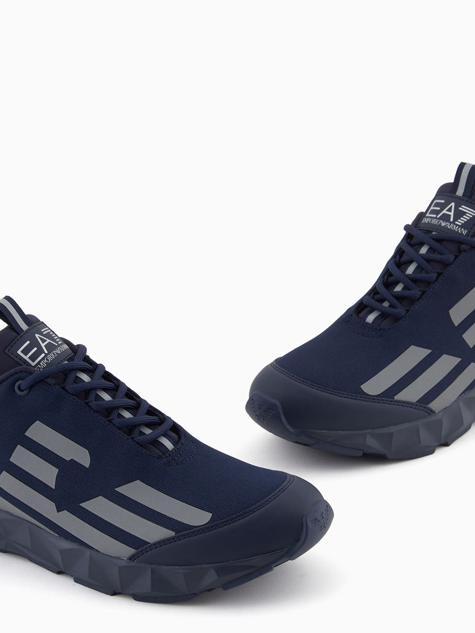 EA7 Triple Navy & Silver Ultimate C2 Kombat Core Sneakers