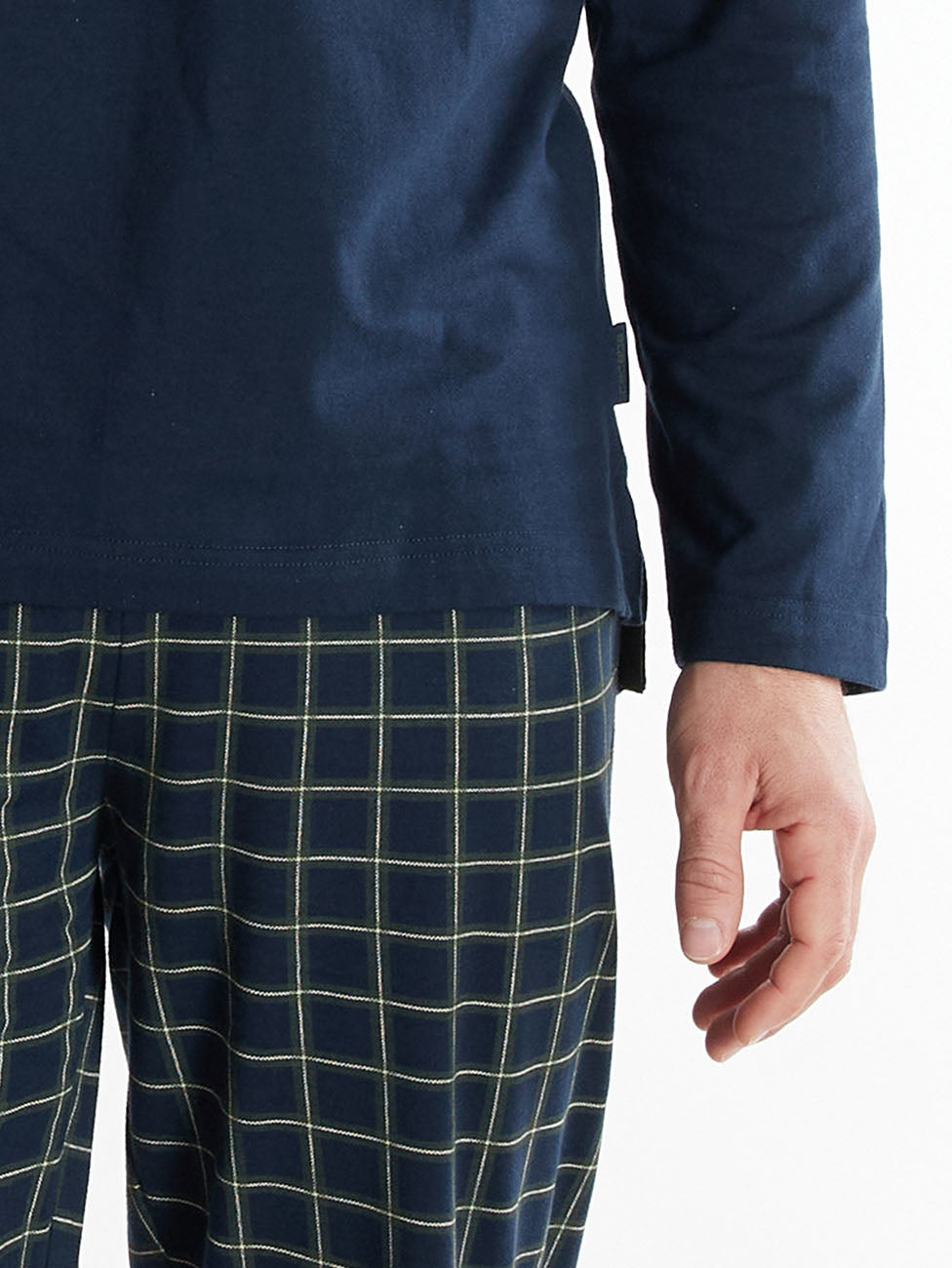 CECEBA Dark Blue Checkered Pyjama