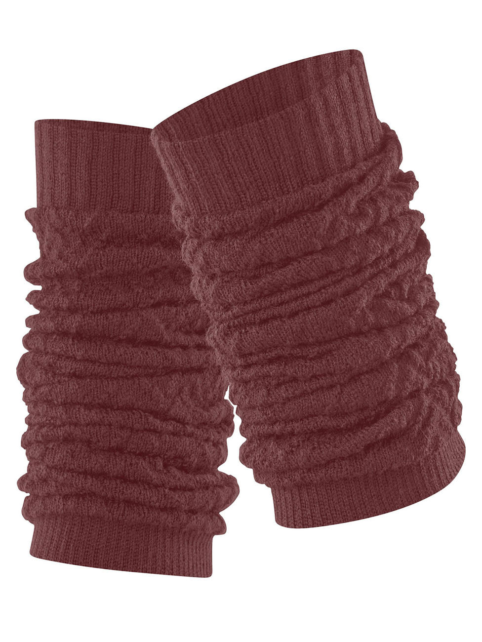 Falke Fable Estate Leg Warmers - Bordeaux