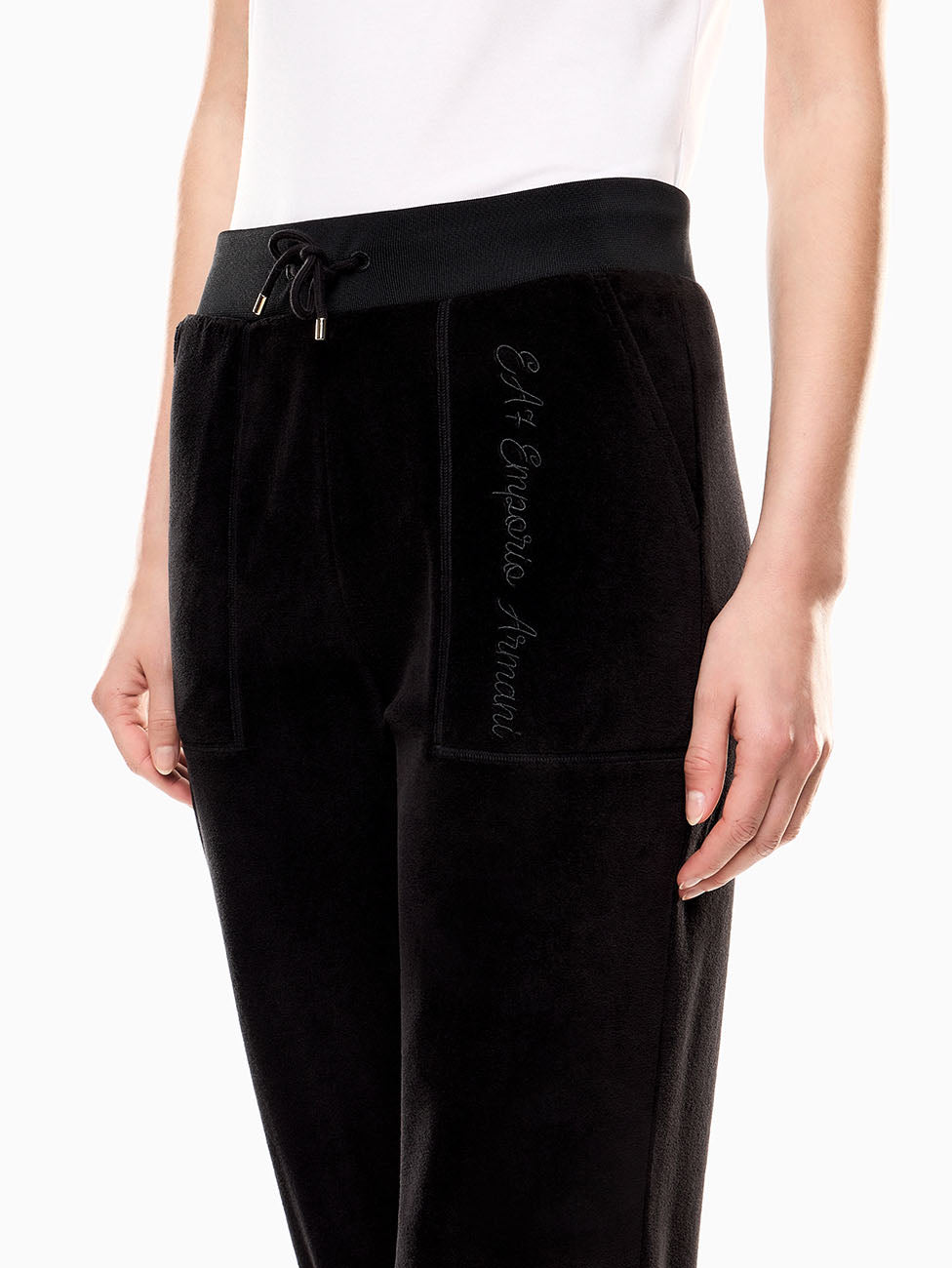EA7 Athletic Velour Women's Joggers