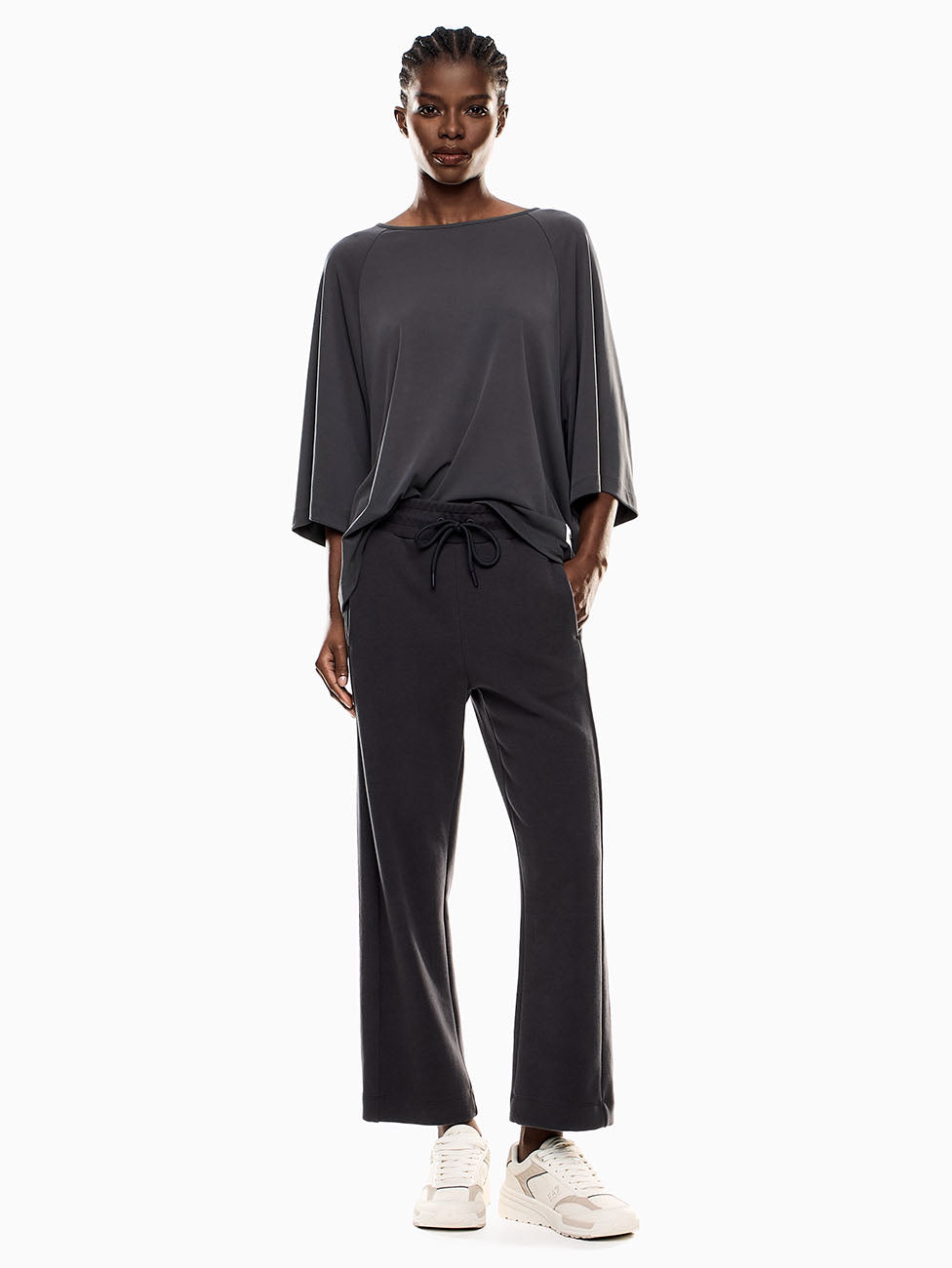 EA7 Sporty Forever Wide Women's Trousers