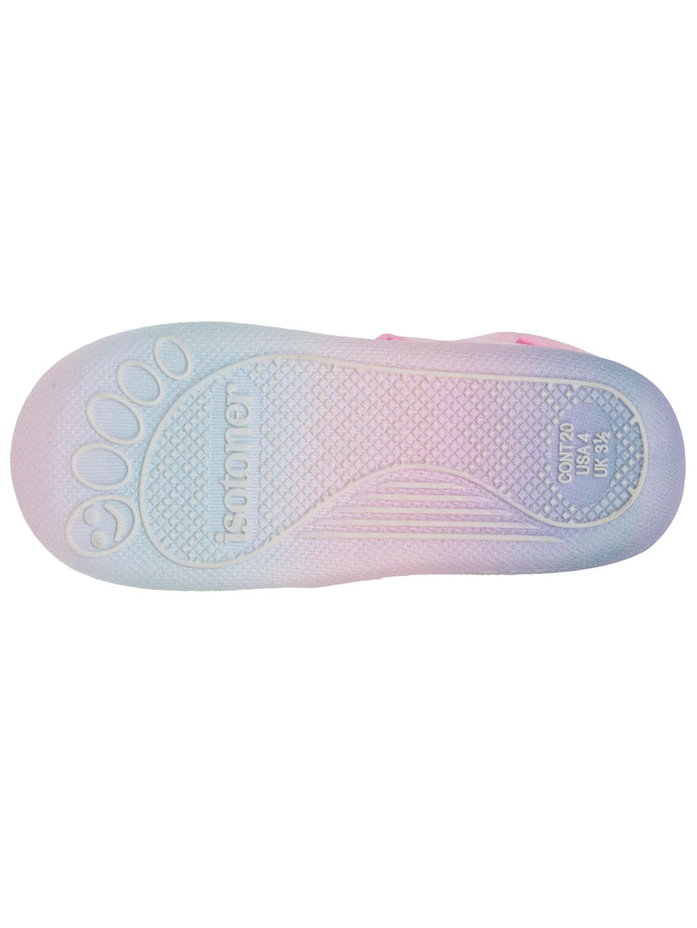 Isotoner Pink Baby Zipper Booties