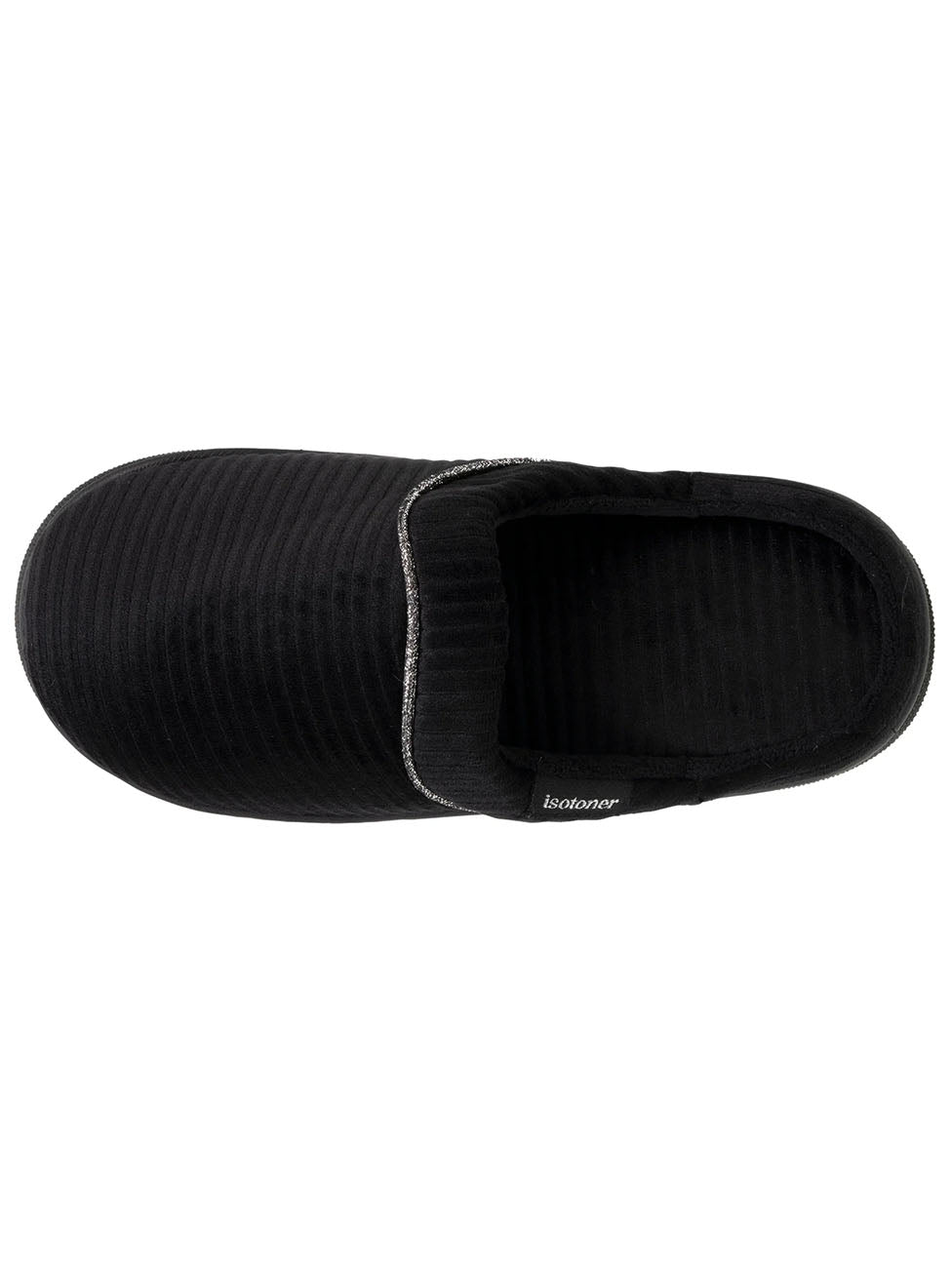 Isotoner Black Bloup Women's Slippers
