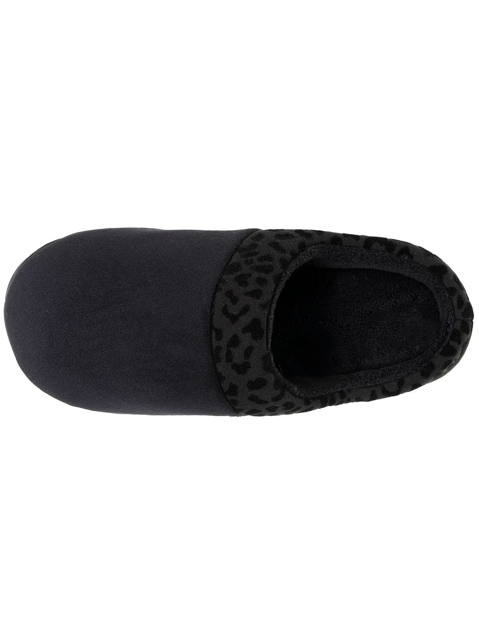 Isotoner Black Platform Heels Women's Slippers