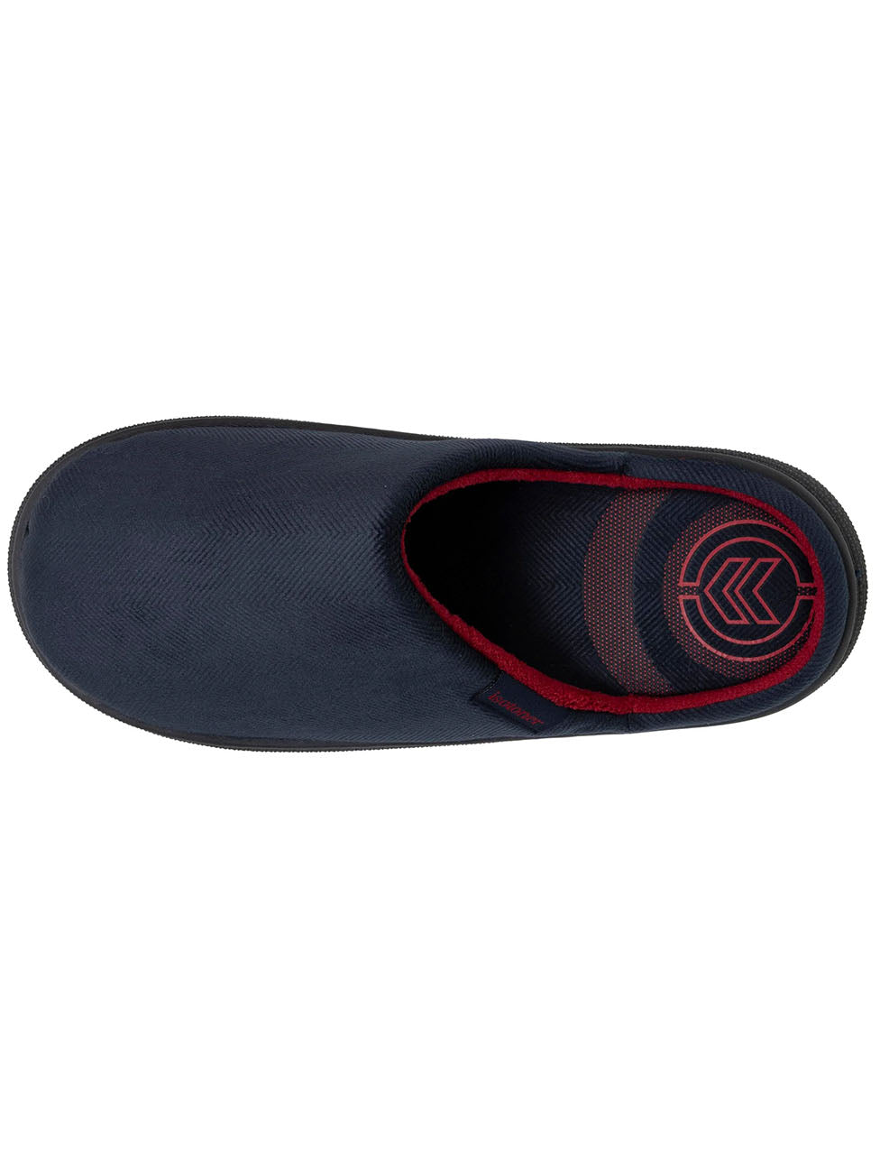 Isotoner Navy Bloup Men's Slippers