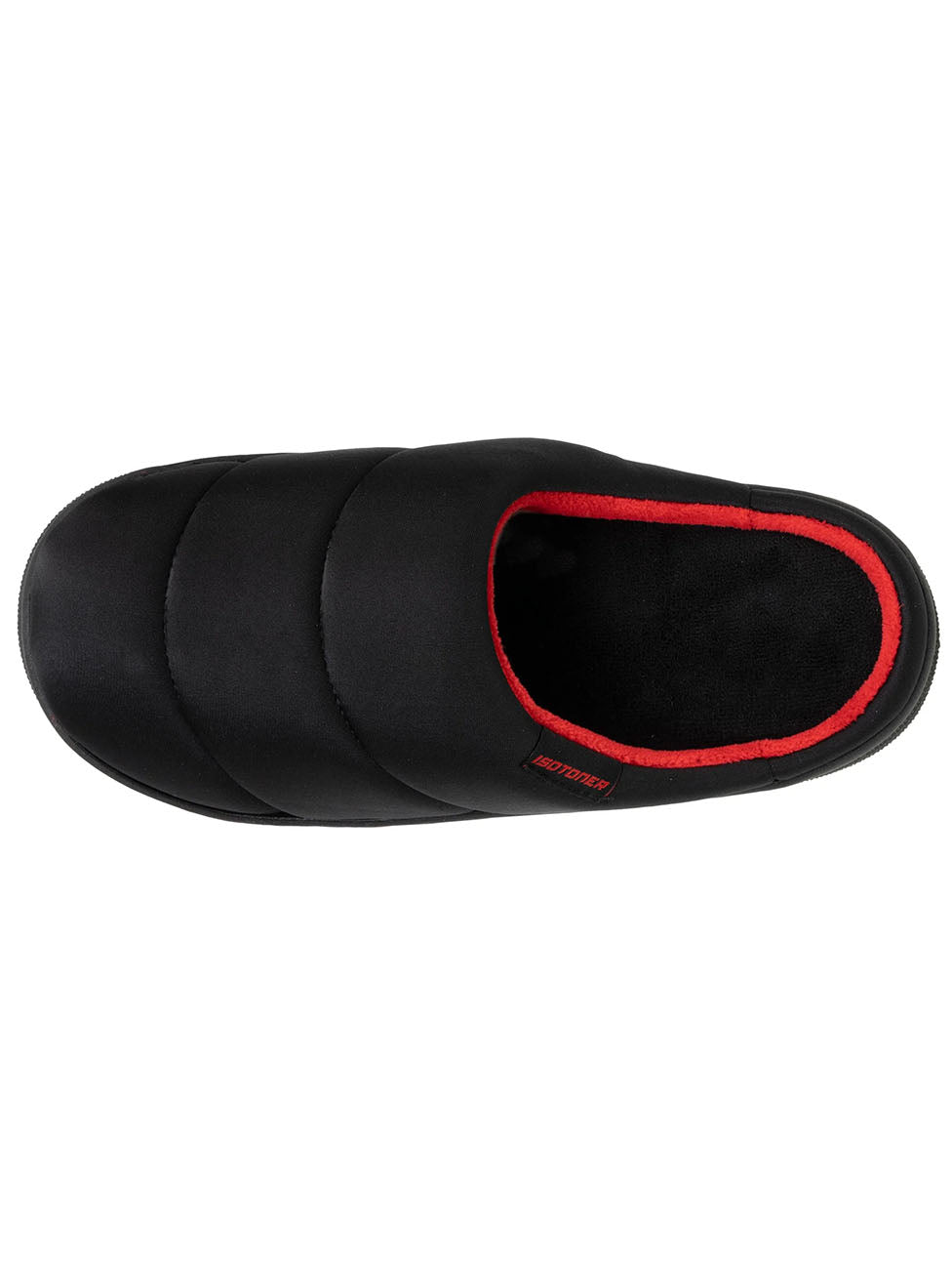 Isotoner Black Bloup Men's Slippers