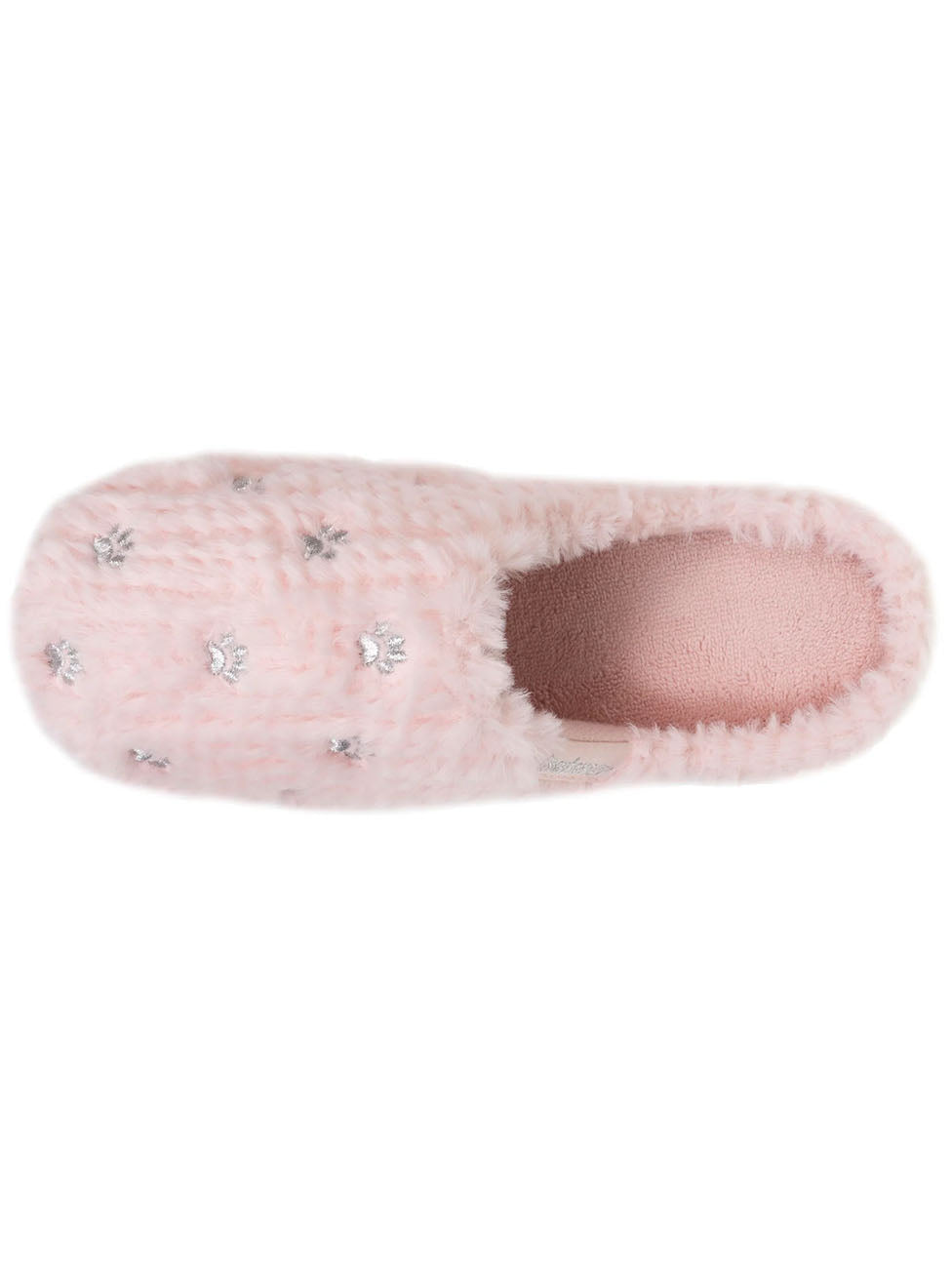 Isotoner Junior Pink Cat Slippers