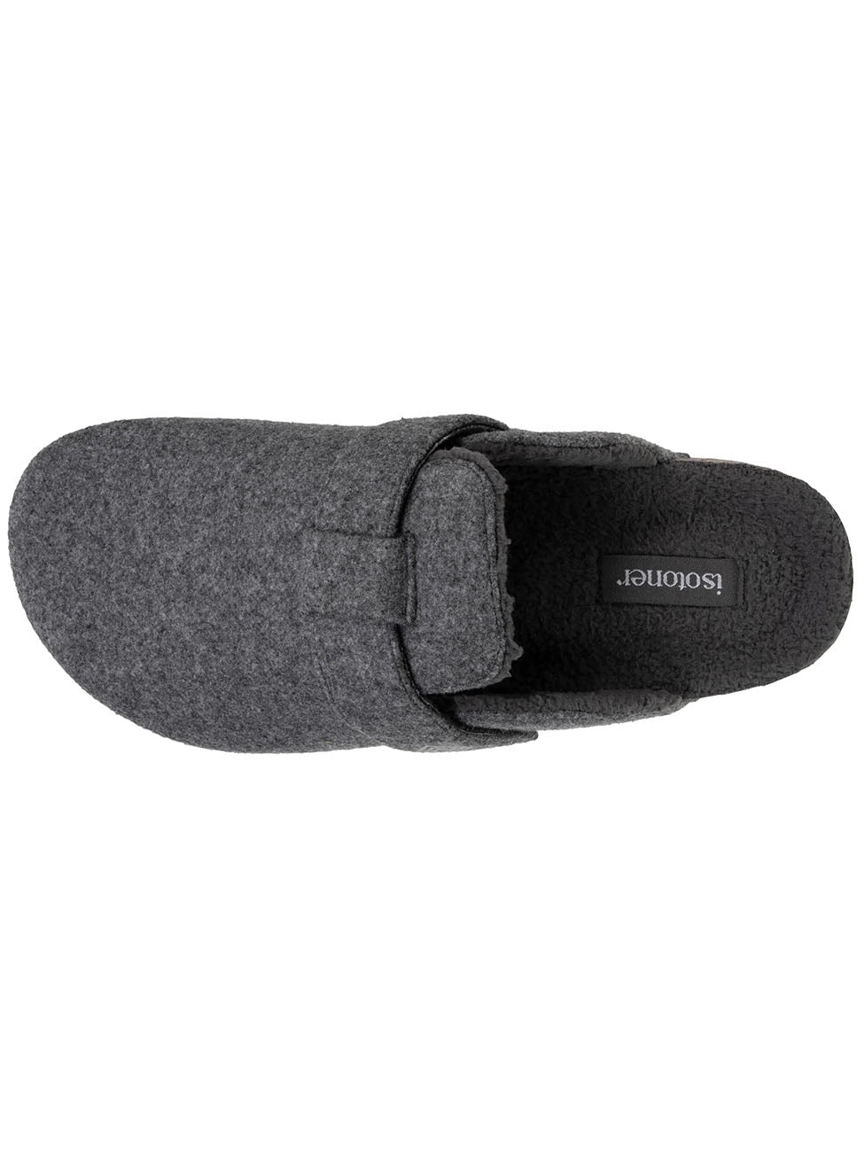 Isotoner Heather Grey Men's Clog Slippers