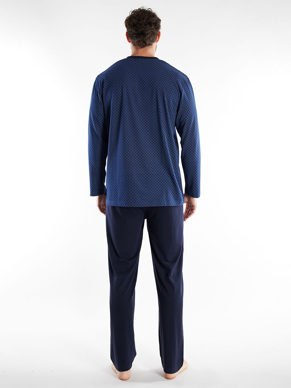 Götzburg Navy Patterned Men's Pyjama