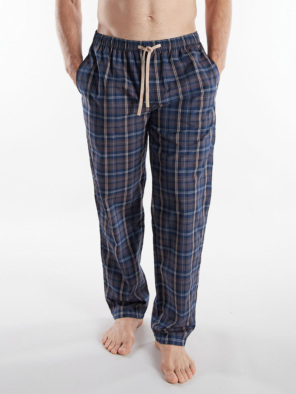 Tom Tailor Brown Checkered Pants