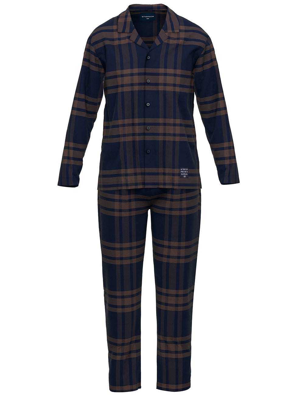 Tom Tailor Dark Brown Checkered Pyjama