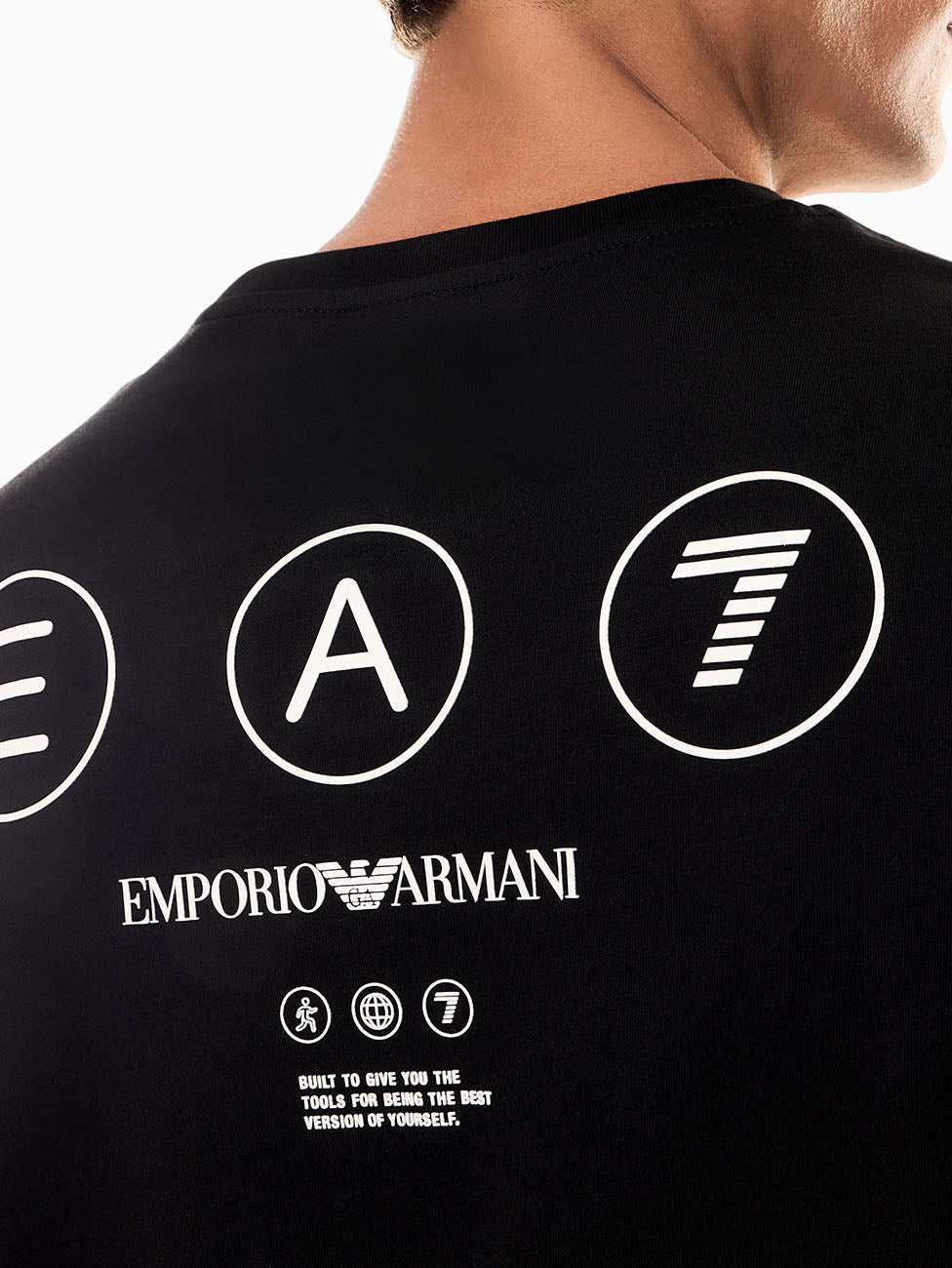 EA7 Logo Series Printed T-shirt