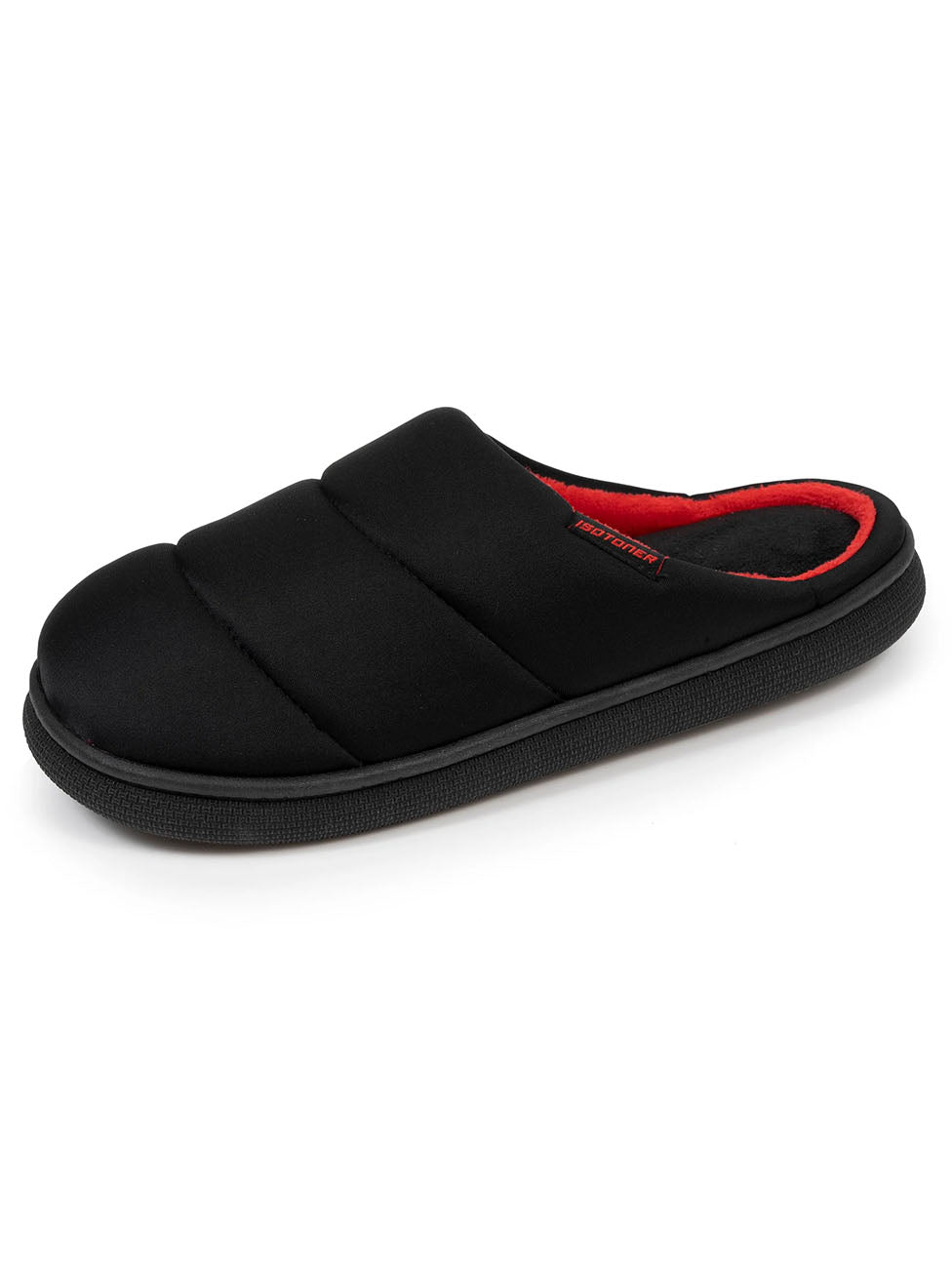 Isotoner Black Bloup Men's Slippers