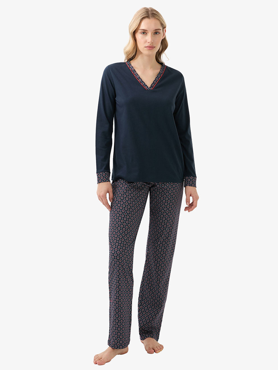 Blackspade Navy Ladies Pyjama