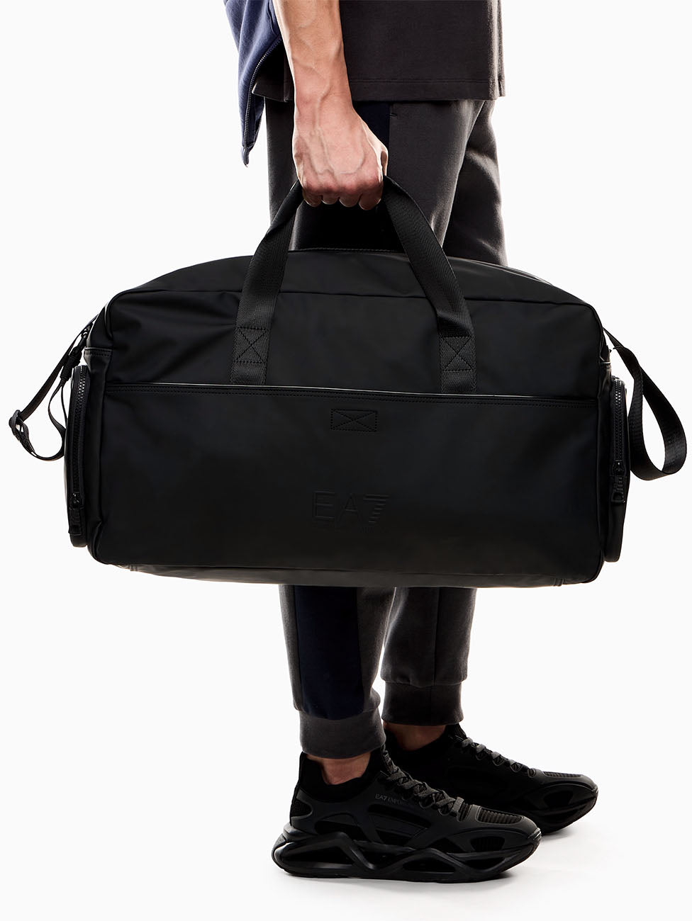 EA7 Unisex Rubberised fabric Gym Bag