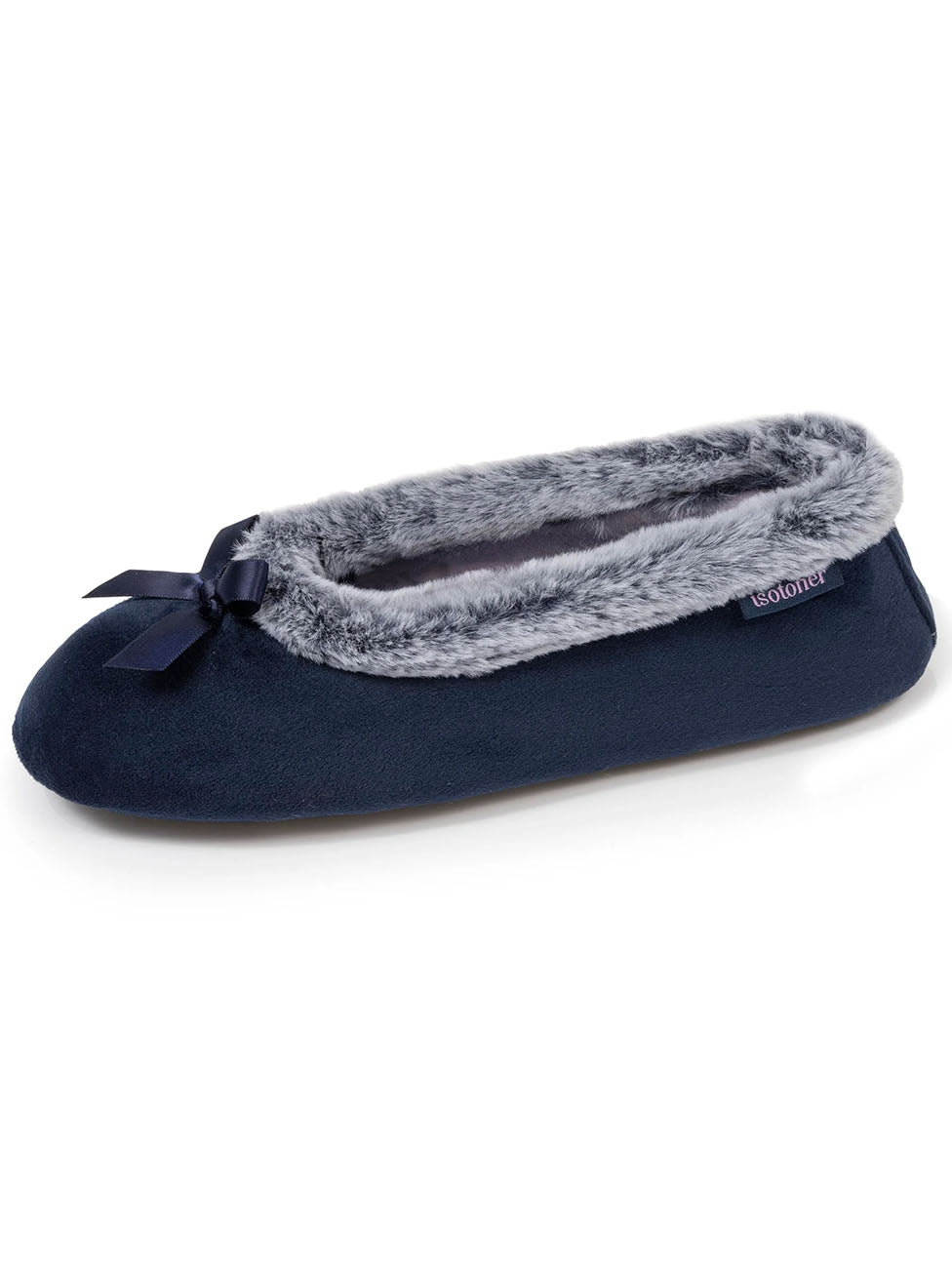 Isotoner Navy Women's Ballerina