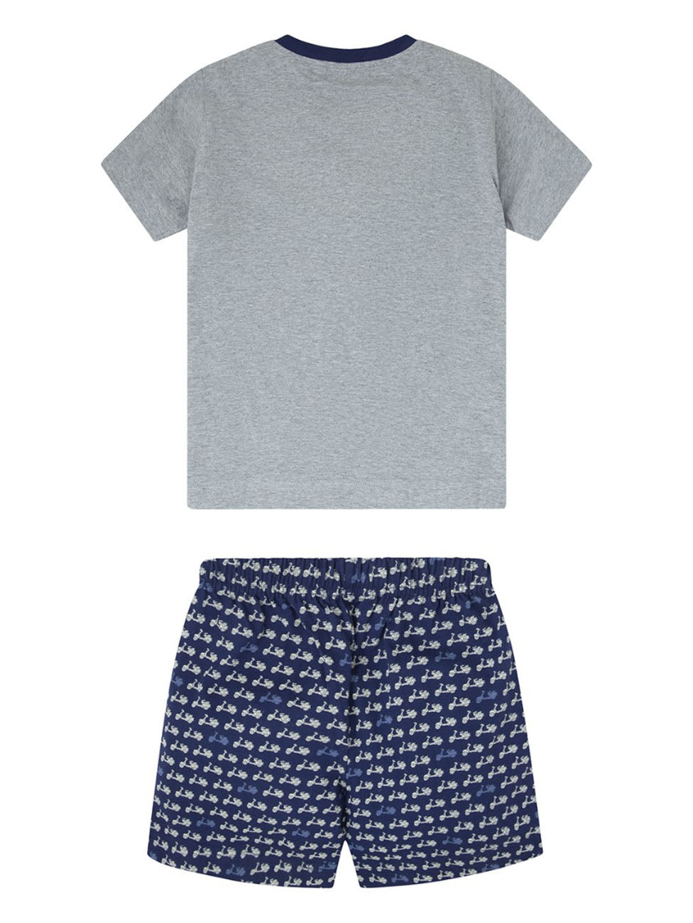 Punto Blanco Cotton Kids Pyjama With Scooter Print