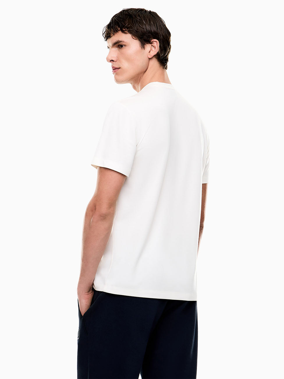 EA7 Lux Identity Modal-blend Jersey T-shirt