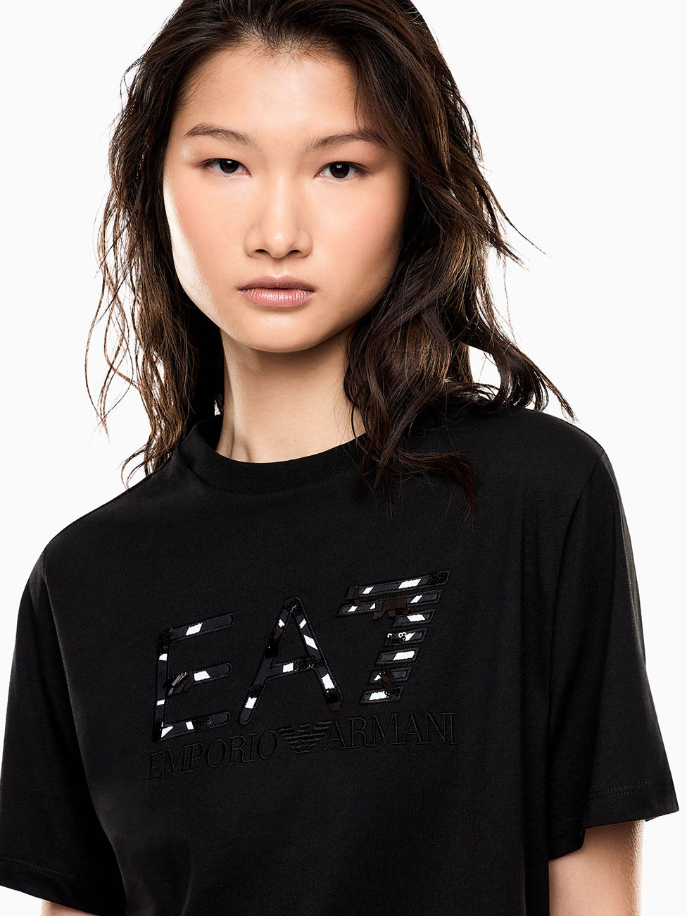 EA7 Train Logo Series jersey T-shirt