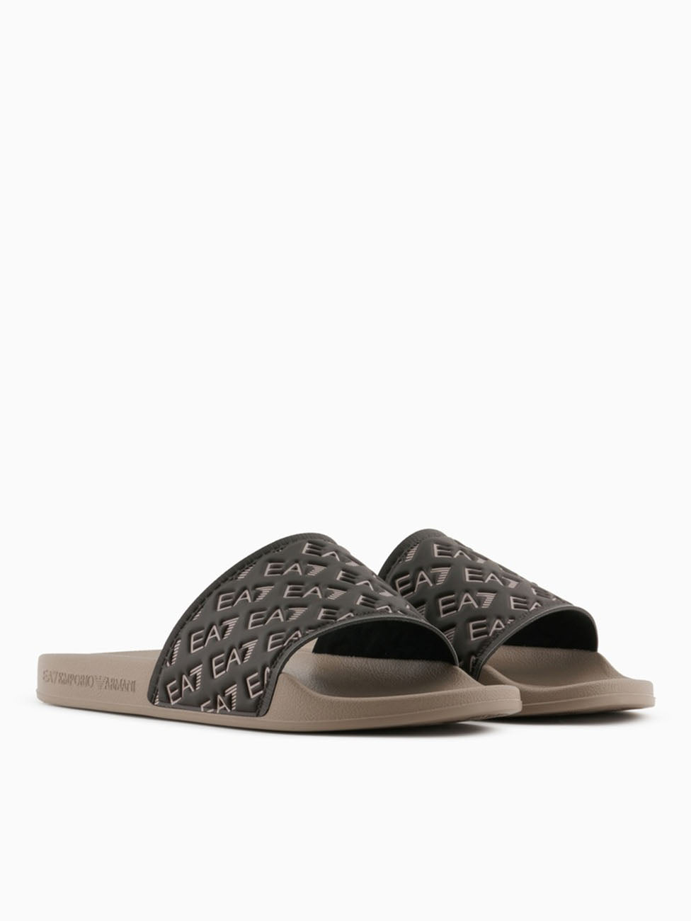 EA7 Logo Pattern Slippers