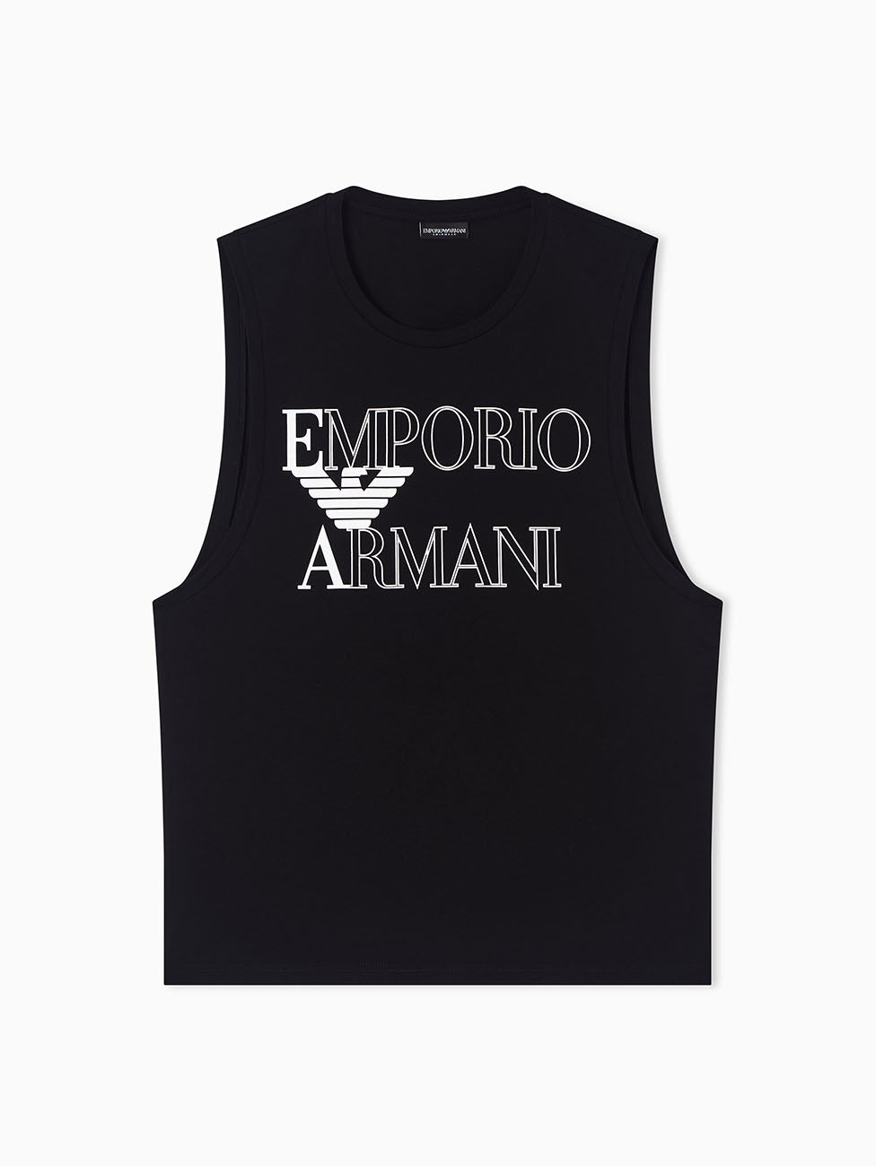 Emporio Armani Sleeveless Black Tank Top