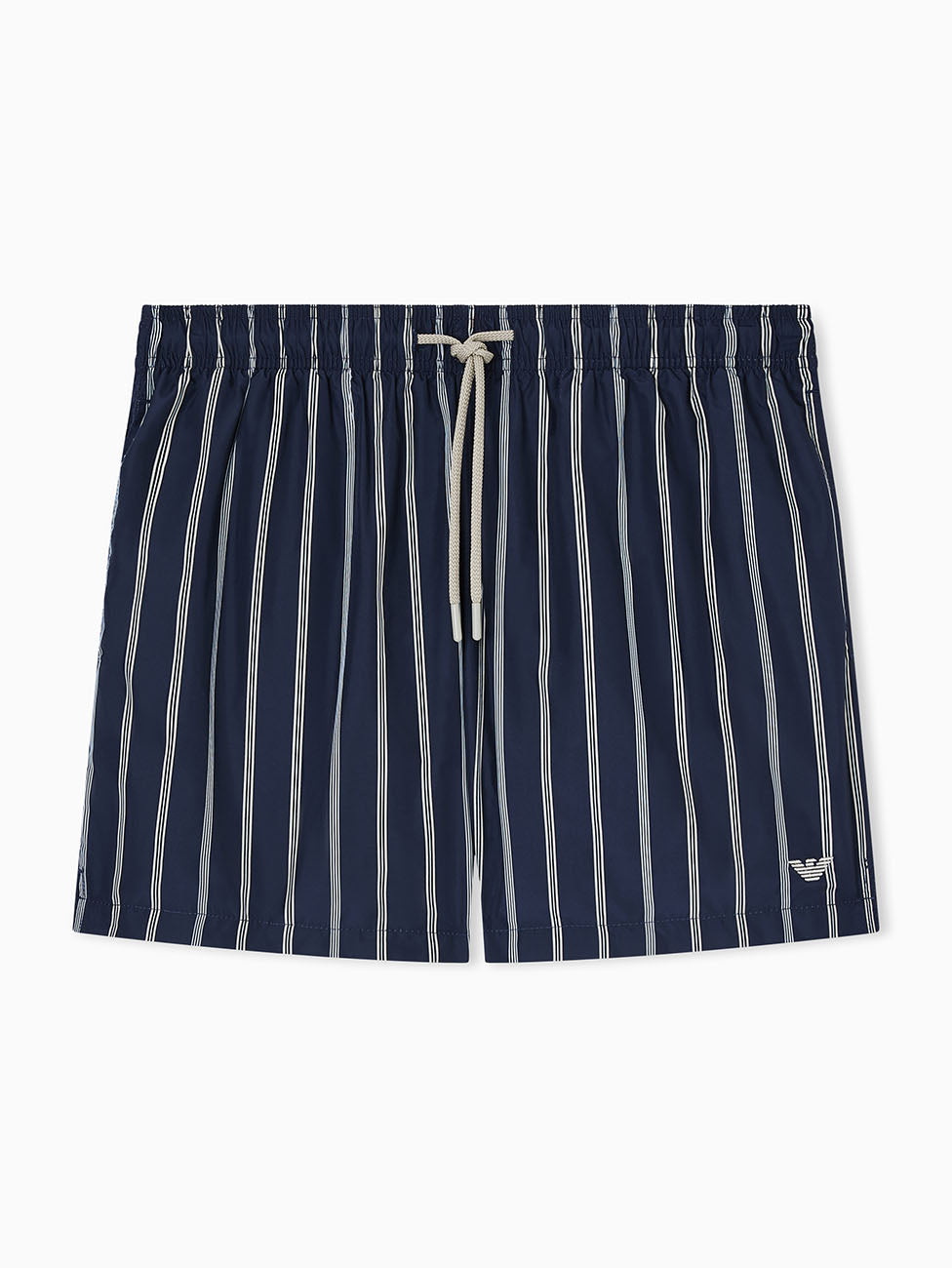 Emporio Armani Striped Print Beach Shorts