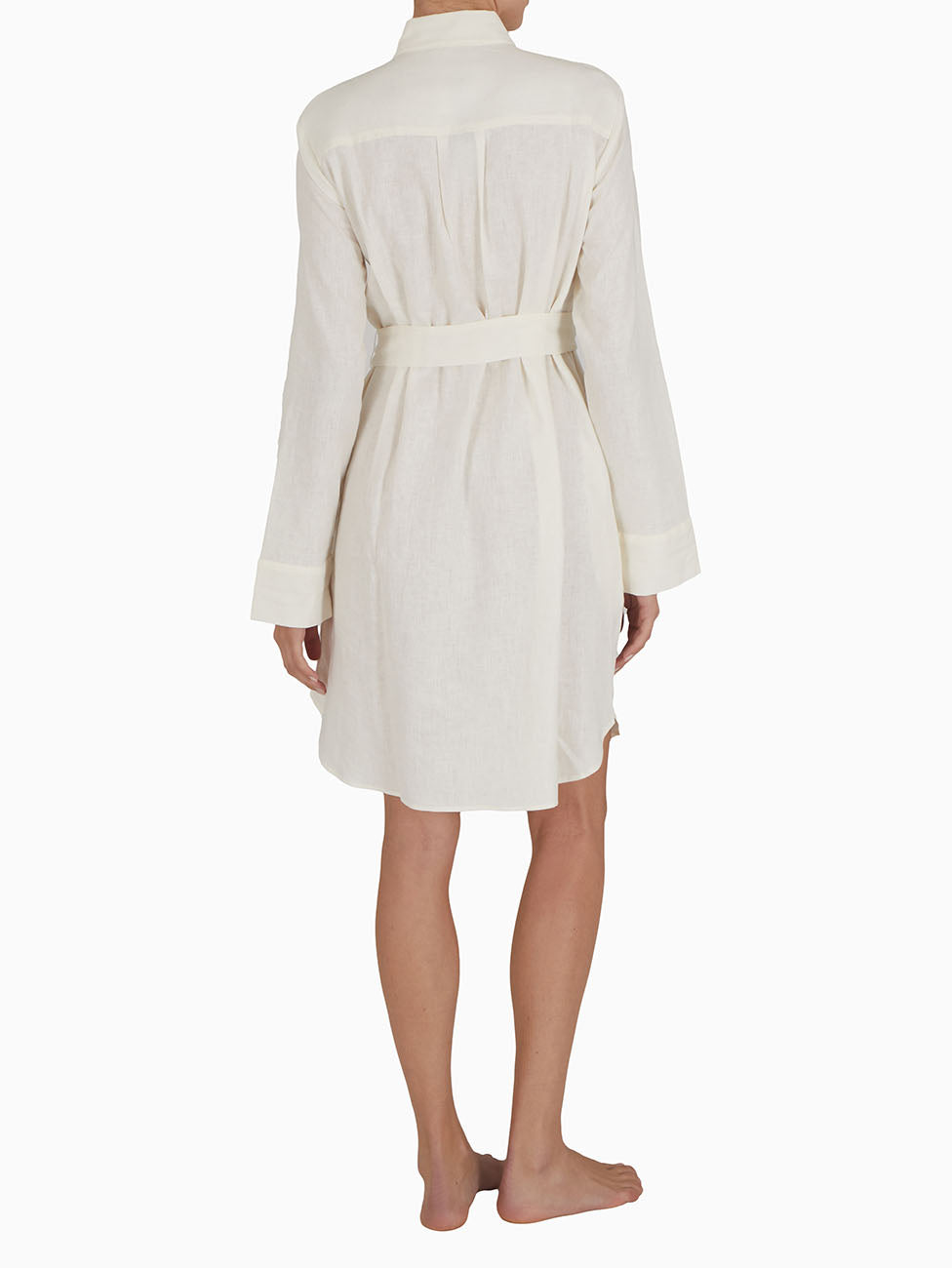 Emporio Armani Linen & Viscose Shirt Dress