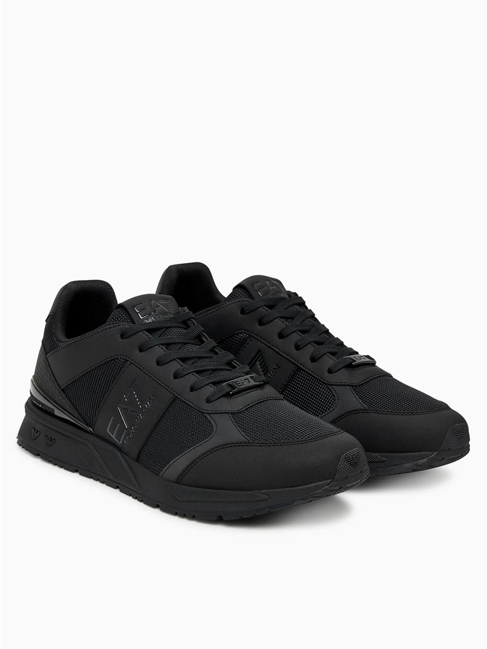 EA7 Triple Black Evo Mesh Sneakers