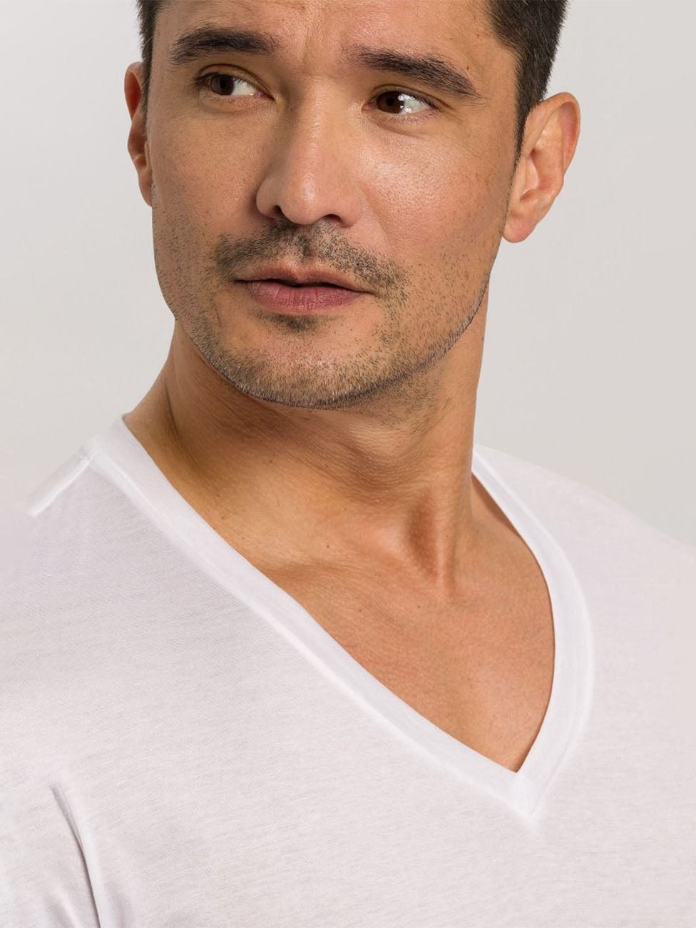 Hanro Cotton Sporty V-Neck T-Shirt