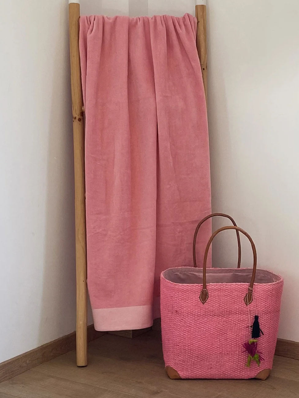 Le Comptoir De La Plage Shady Velours Candy Towel
